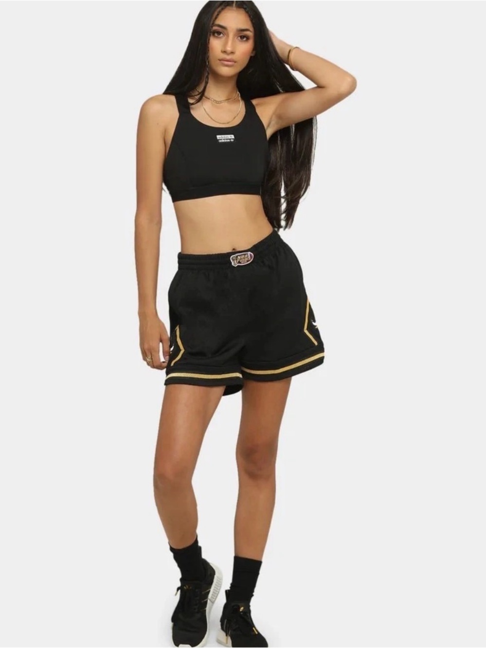 Mitchell & Ness Chicago Bulls Basketball Shorts Black & Gold NBA Final 1996 S
